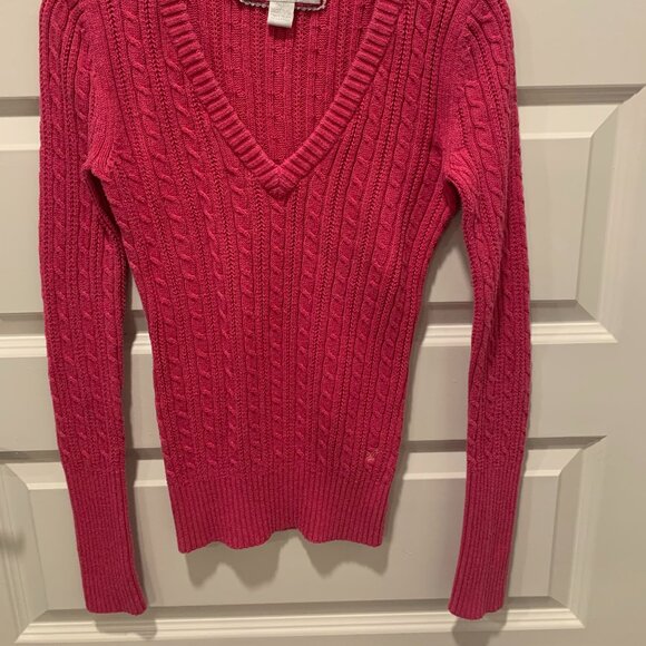 Y2K Vintage American Eagle Cable Knit Sweater - Picture 2 of 7